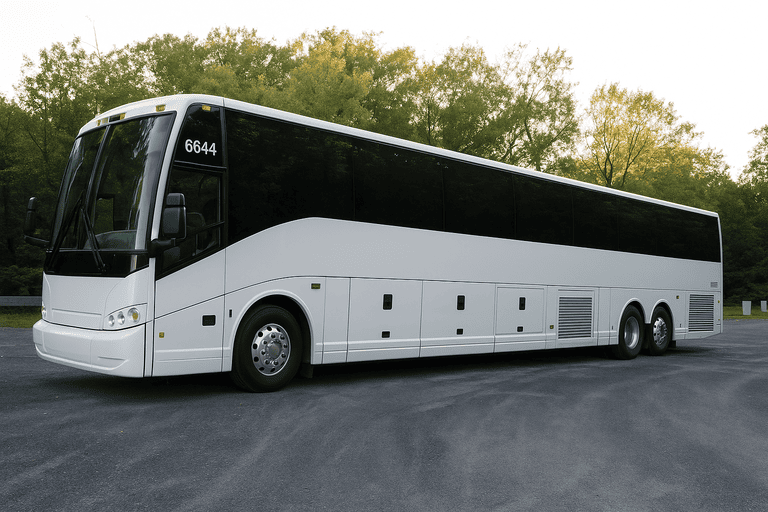 exterior of Goodyear Coach Bus Service coach bus