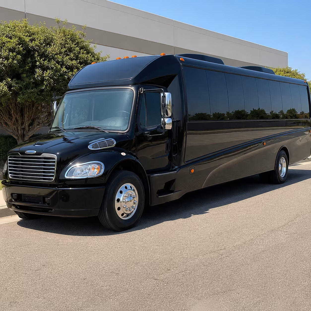 employee shuttle buses for goodyear s growing corporate corridor