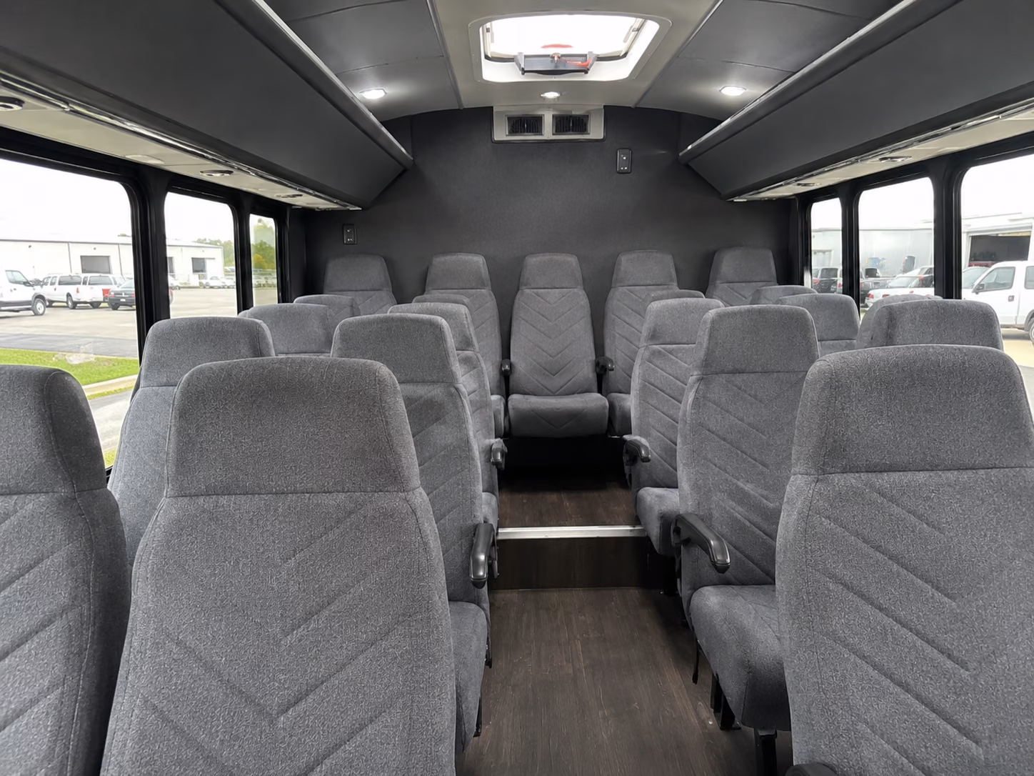 goodyear 18 passenger minibus inside