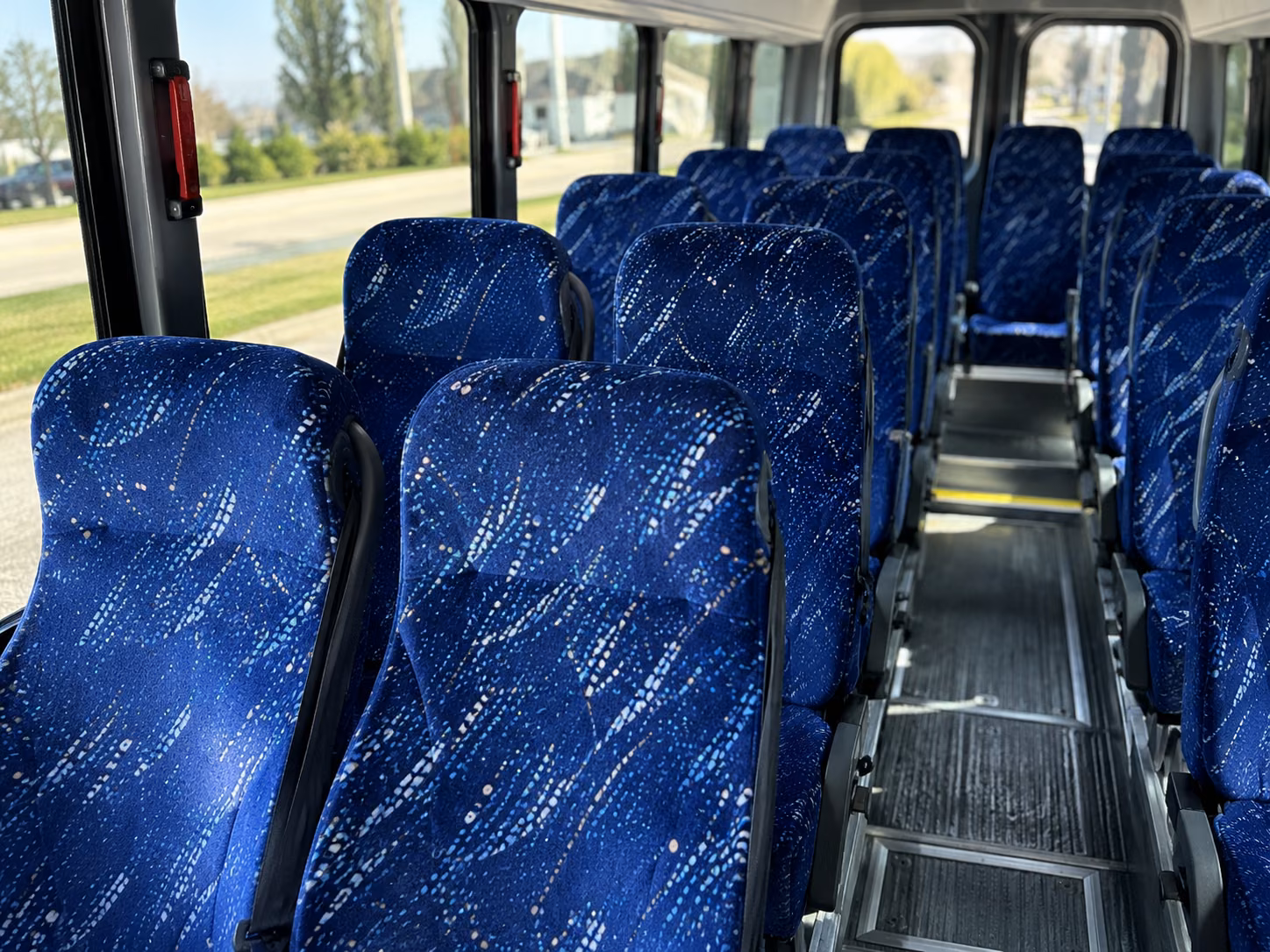 goodyear 20 passenger minibus inside