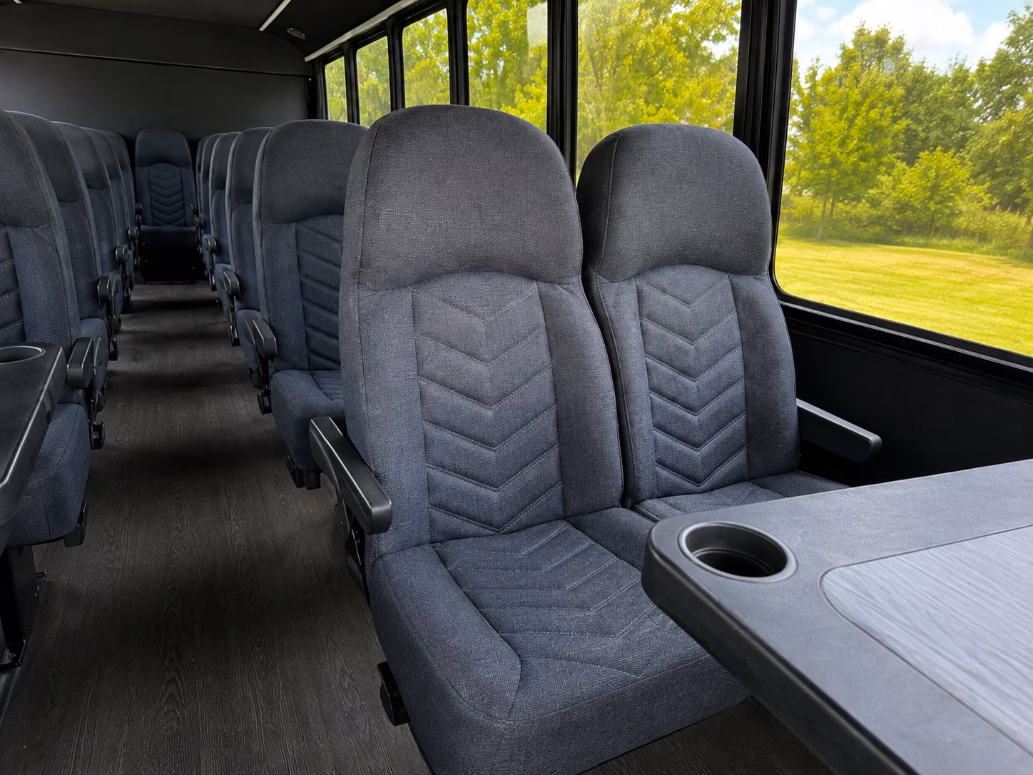 goodyear 20 passenger minibus interior