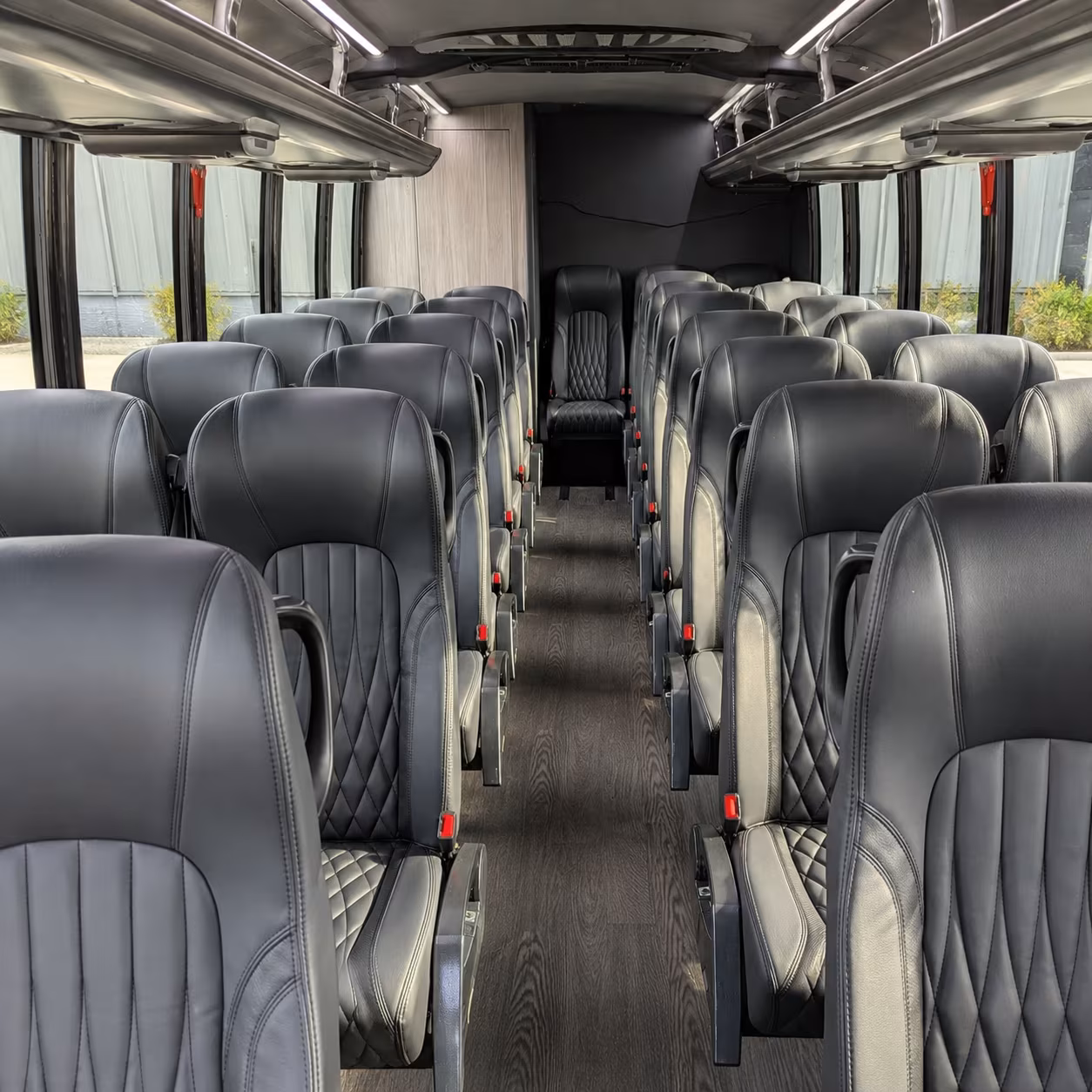 goodyear 28 passenger minibus interior