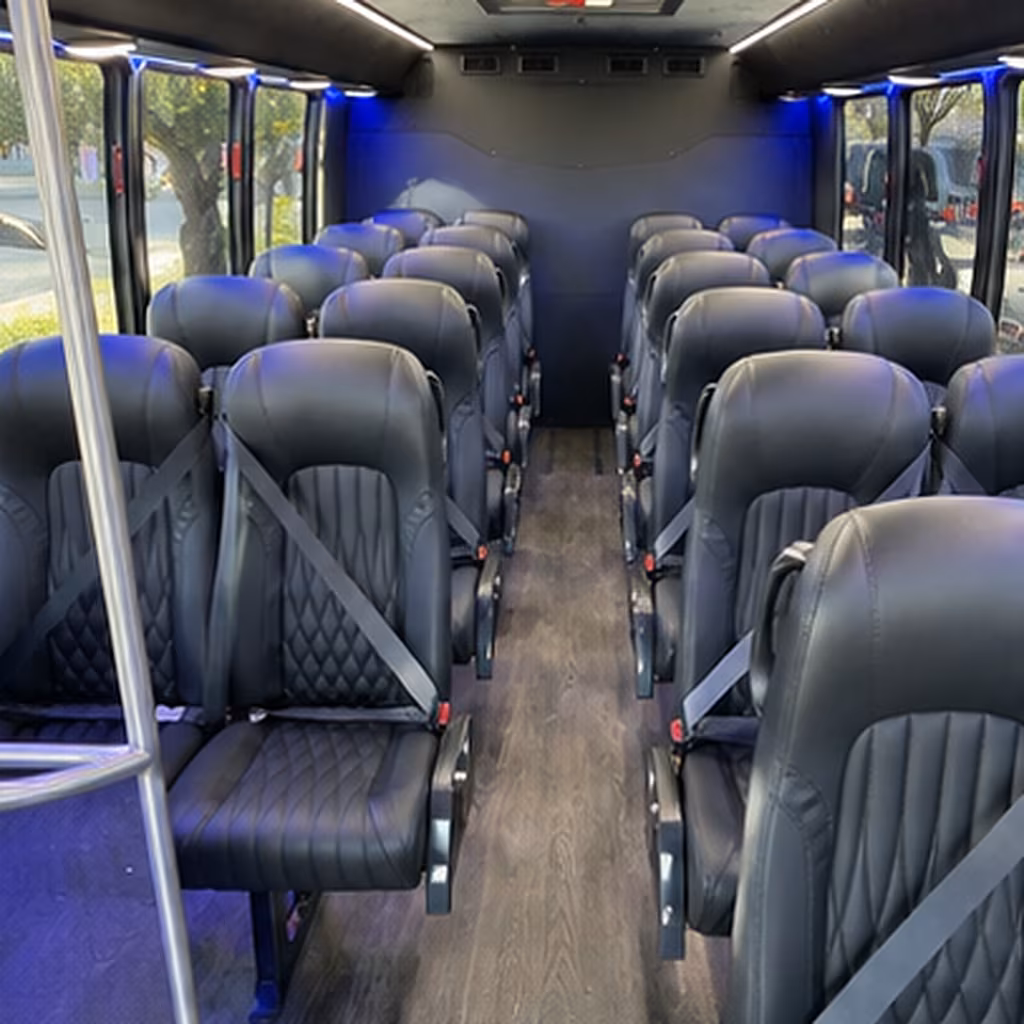 goodyear 30 passenger minibus inside