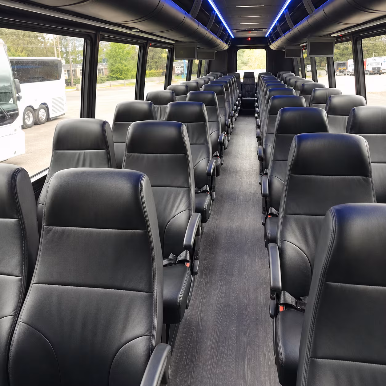 goodyear 35 passenger minibus inside
