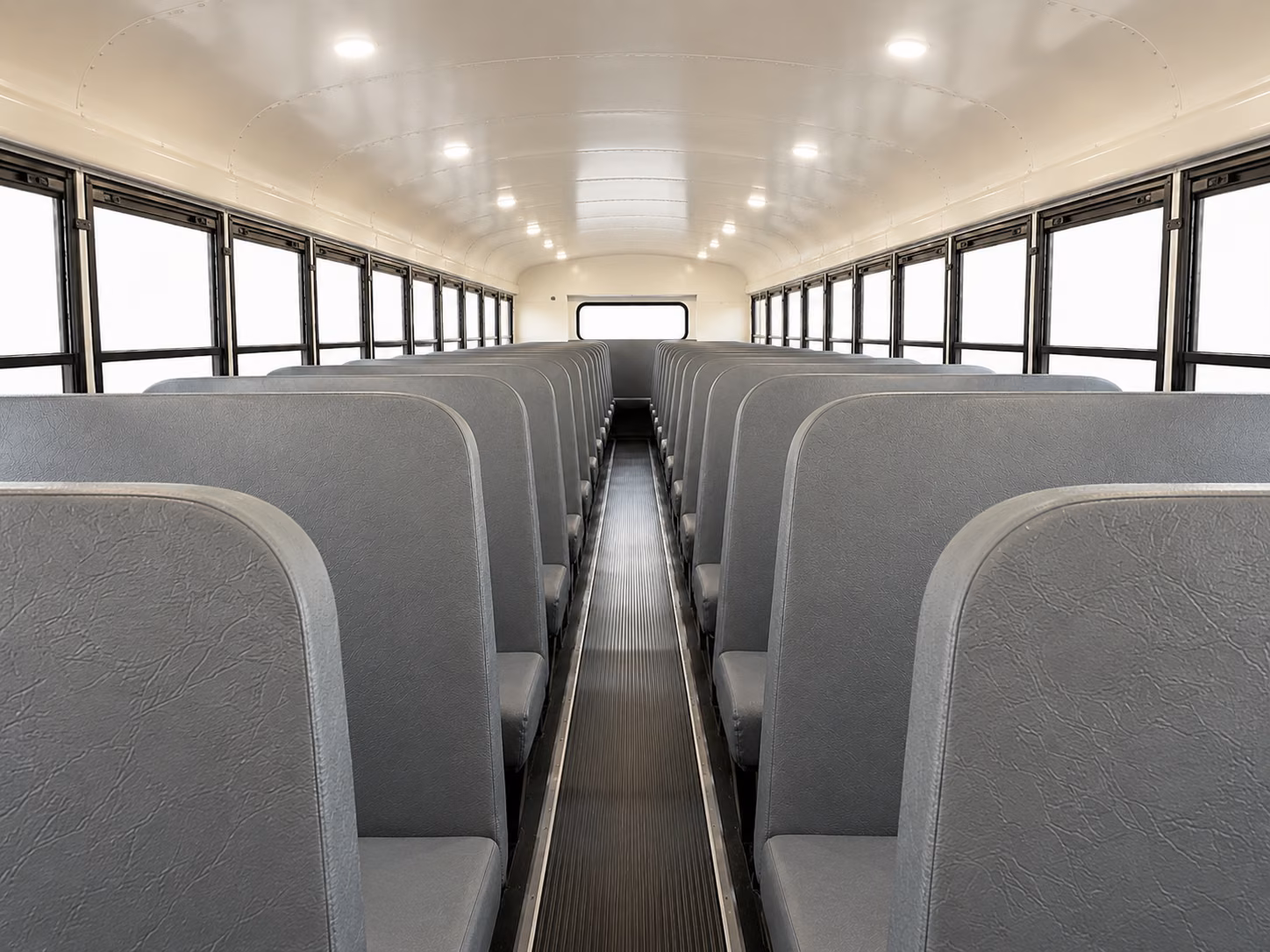 goodyear school bus inside