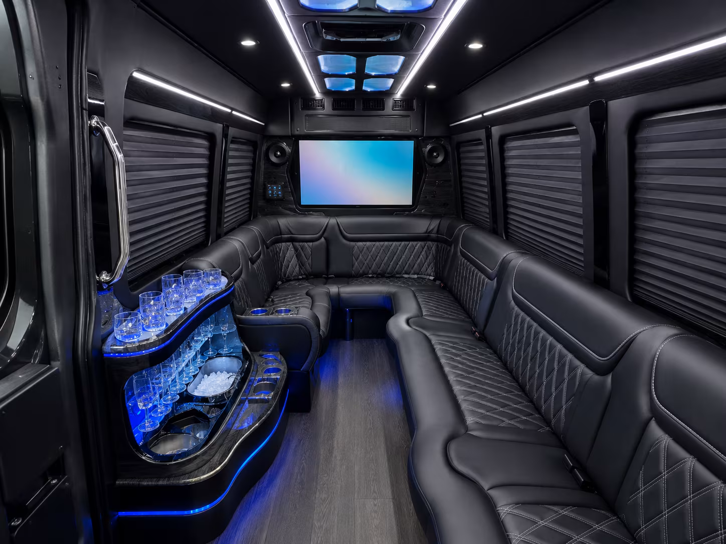 goodyear sprinter limousine inside
