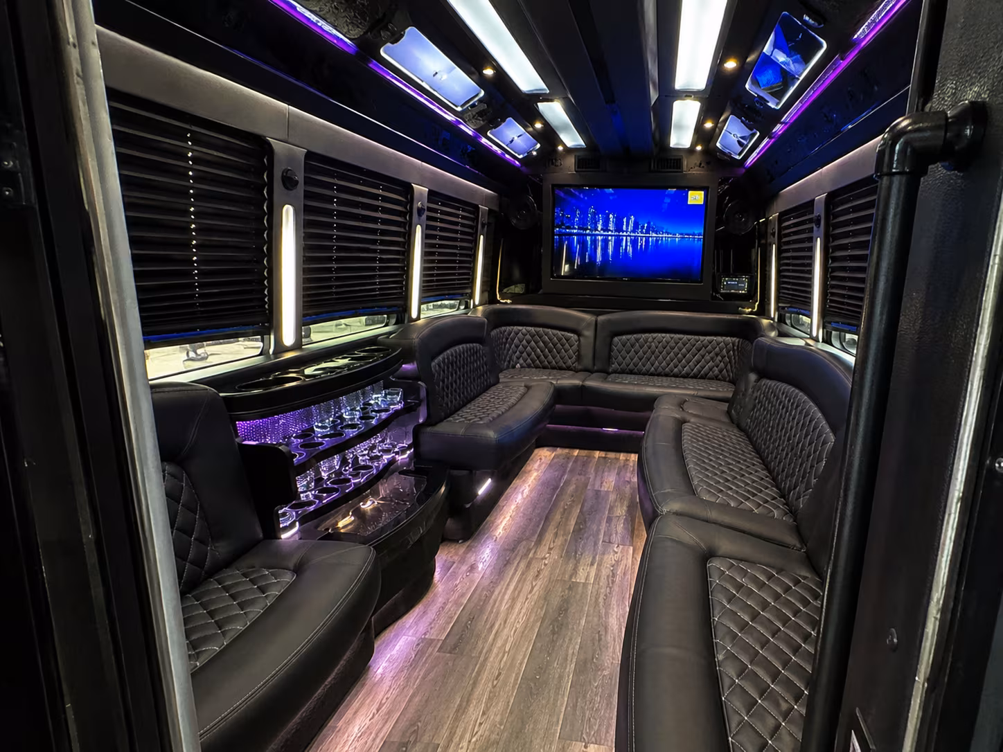 goodyear wedding party bus rental